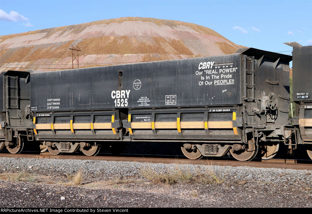 Copper Basin ore car CBRY #1525